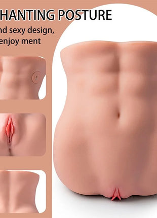 XISE - LYDIA WEIBLICHER VAGINA-MASTURBATOR MIT STOSSDÄMPFUNG 25 CM