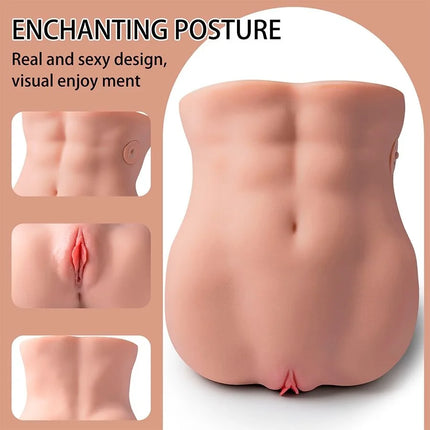 XISE - LYDIA WEIBLICHER VAGINA-MASTURBATOR MIT STOSSDÄMPFUNG 25 CM