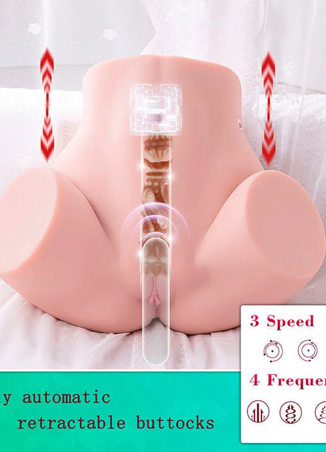 XISE - MARISA MULTIPOSITION REALISTISCHER VAGINA-MASTURBATOR MIT STOSSFUNKTION
