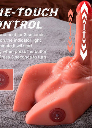 XISE - MICHAEL REALISTISCHER DILDO UND ANUS-MASTURBATOR MIT STOSSFUNKTION 15 CM - Realistische Dildos