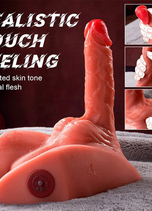 XISE - MICHAEL REALISTISCHER DILDO UND ANUS-MASTURBATOR MIT STOSSFUNKTION 15 CM - Realistische Dildos