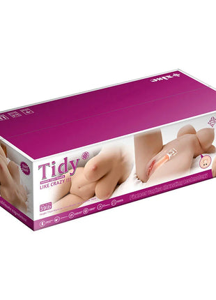 Lila rechteckige box von tidy brand für xise muriel weiblicher realistischer torso mit stoßen 55 cm mit produktbildern