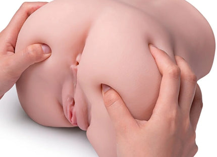 XISE - OLGA VIBRIERENDER REALISTISCHER VAGINA- UND ANUS-MASTURBATOR MIT MEHREREN POSITIONEN - Realistische Masturbatoren