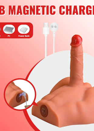 XISE - PEEL DILDO ASS REALISTISCHER DILDO-MASTURBATOR VORDERE POSITION MIT STOSSDÄMPFUNG 17,5 CM - Realistische Dildos
