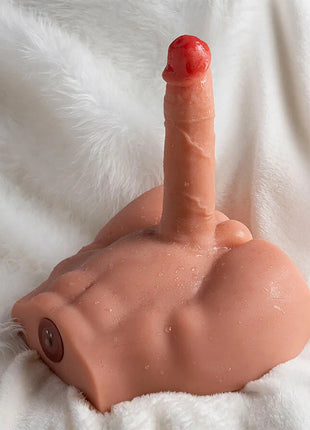 XISE - PEEL DILDO ASS REALISTISCHER DILDO-MASTURBATOR VORDERE POSITION MIT STOSSDÄMPFUNG 17,5 CM - Realistische Dildos