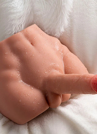 XISE - PEEL DILDO ASS REALISTISCHER DILDO-MASTURBATOR VORDERE POSITION MIT STOSSDÄMPFUNG 17,5 CM - Realistische Dildos