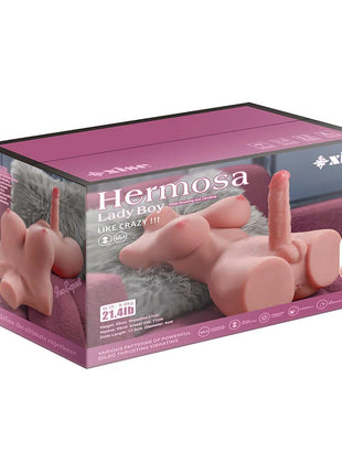 Pink hermosa ladyboy sex doll von xise mit realistischem silikonhaut und detailreichem anatomischem design