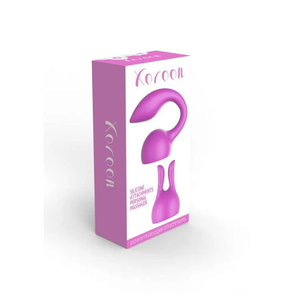 Pinkfarbene silikonanhänge für persönlichen massager in fuchsia von koroon im produkt xocoon anhänge