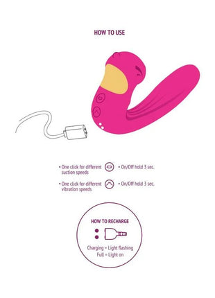 XOCOON - CELESTIAL LOVE VIBE STIMULATOR FUCHSIA - Druckwellen saugende Vibratoren