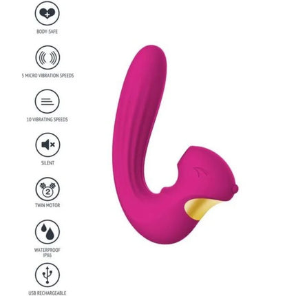 XOCOON - CELESTIAL LOVE VIBE STIMULATOR FUCHSIA - Druckwellen saugende Vibratoren