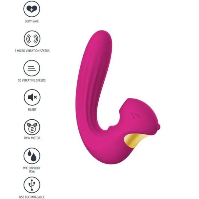 XOCOON - CELESTIAL LOVE VIBE STIMULATOR FUCHSIA - Druckwellen saugende Vibratoren
