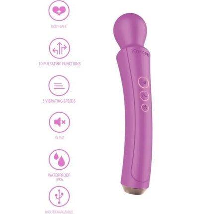 XOCOON - DER GEBOGENE STAB FUCHSIA - Wand-Vibrator