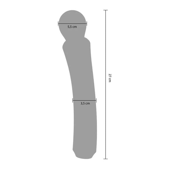 XOCOON - DER GEBOGENE STAB FUCHSIA - Wand-Vibrator