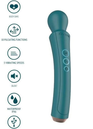 XOCOON - DER GEBOGENE STAB GRÜN - Wand-Vibrator
