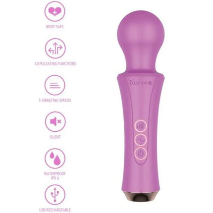 XOCOON - DER PERSÖNLICHE ZAUBERSTAB FUCHSIA - Wand-Vibrator