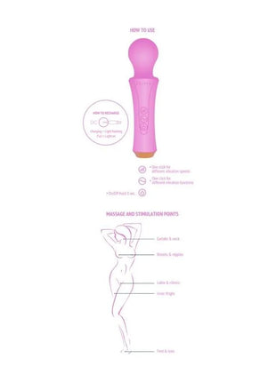 XOCOON - DER PERSÖNLICHE ZAUBERSTAB FUCHSIA - Wand-Vibrator