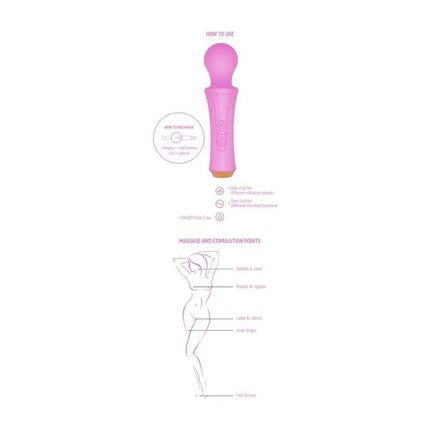 XOCOON - DER PERSÖNLICHE ZAUBERSTAB FUCHSIA - Wand-Vibrator