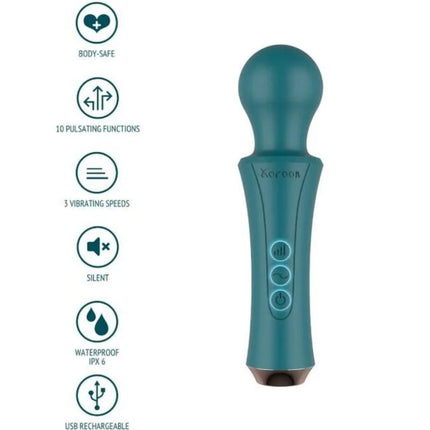 XOCOON - DER PERSÖNLICHE ZAUBERSTAB GRÜN - Wand-Vibrator