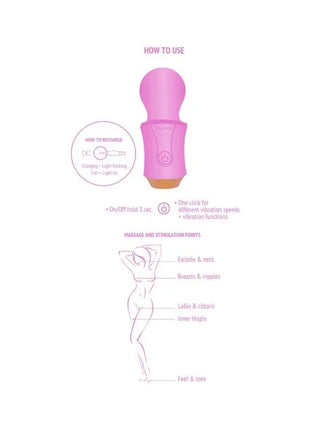 XOCOON - DER REISENDE ZAUBERSTAB FUCHSIA - Minivibrator