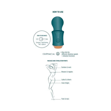 XOCOON - DER REISENDE ZAUBERSTAB GRÜN - Minivibrator