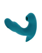 Teal silikon analplug mit geschwungener ergonomischer form und hohlem ende xoCoon eternal love vibe stimulator grün