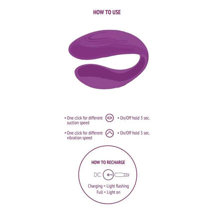 XOCOON - GEBUNDENER VIBRATOR FÜR LIEBESPAARE - Paar-Vibrator