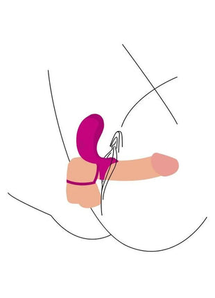 XOCOON - PAAR-STIMULATORRING FUCHSIA - Penisring für Paare