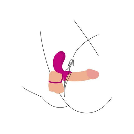 XOCOON - PAAR-STIMULATORRING FUCHSIA - Penisring für Paare