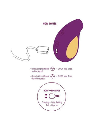 XOCOON - STIMULATOR DER GÖTTLICHEN LIEBE LILA - Druckwellen saugende Vibratoren