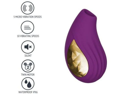 XOCOON - STIMULATOR DER GÖTTLICHEN LIEBE LILA - Druckwellen saugende Vibratoren