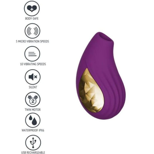 XOCOON - STIMULATOR DER GÖTTLICHEN LIEBE LILA - Druckwellen saugende Vibratoren