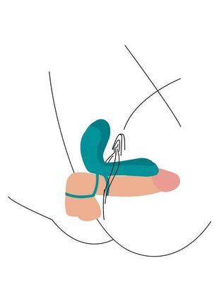 XOCOON - VIBRATORRING FÜR PAARE GRÜN - Penisring für Paare