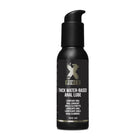 Schwarze pumpflasche xpower dickes wasserbasiertes anal-lube 100 ml für gleitmittelgebrauch