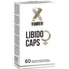 Weiße rechteckige box mit libido caps von xpower 60 kapseln zur steigerung des sexuellen verlangens