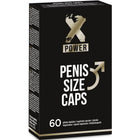 Schwarze rechteckige xpower box mit goldweißem logo und 60 vegetarischen kapseln zur steigerung der sexuellen potenz