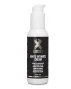 Weiße pumpe flasche x power white intim creme 100 ml zur hautpflege im intimbereich