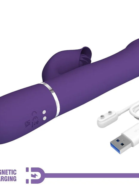 ZALIN RABBIT VIBRATOR 4 IN 1 LILA - Rabbit-Vibratoren