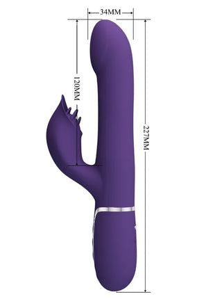 ZALIN RABBIT VIBRATOR 4 IN 1 LILA - Rabbit-Vibratoren