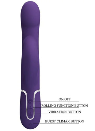 ZALIN RABBIT VIBRATOR 4 IN 1 LILA - Rabbit-Vibratoren