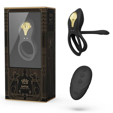 ZALO - BAYEK VIBRIERENDER PAARRING SCHWARZ - Penisring für Paare