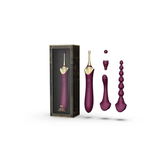ZALO - BESS 2 CLITORAL MASSAGER PURPLE - HI-TECH Vibrator