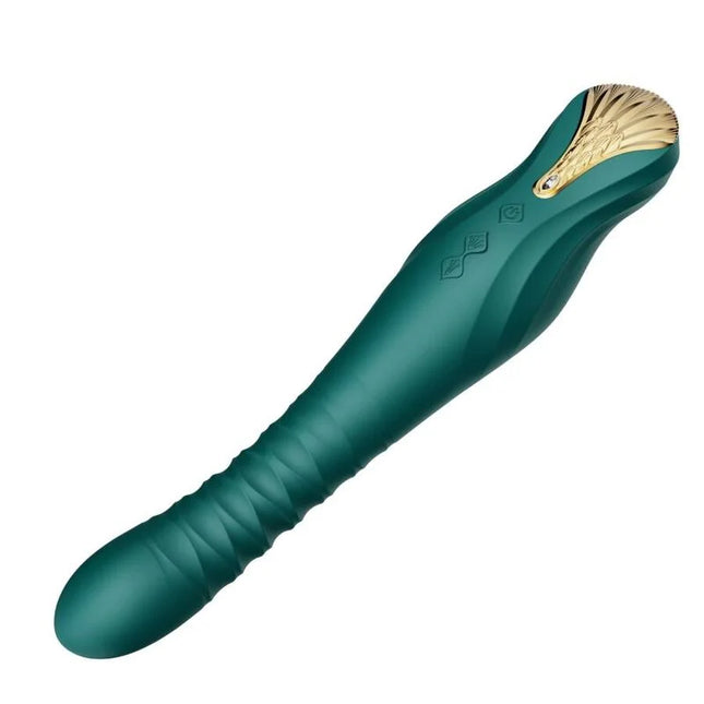 ZALO - KING THRUSTER GRÜN - HI-TECH Vibrator