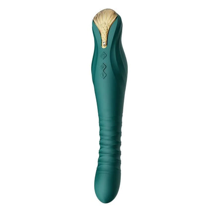 ZALO - KING THRUSTER GRÜN - HI-TECH Vibrator