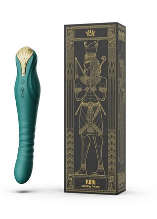 ZALO - KING THRUSTER GRÜN - HI-TECH Vibrator