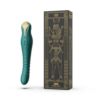 ZALO - KING THRUSTER GRÜN - HI-TECH Vibrator