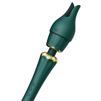 ZALO - KYRO ZAUBERSTAB GRÜN - Wand-Vibrator