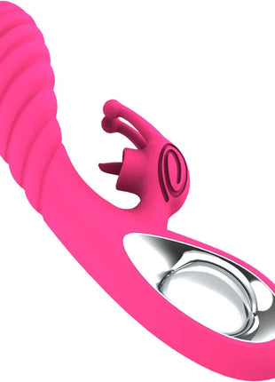 Vibrant pinker silikonvibrator zunige violett mit 36 vibrationsstufen, ergonomisch und wasserfest mit metallring am boden
