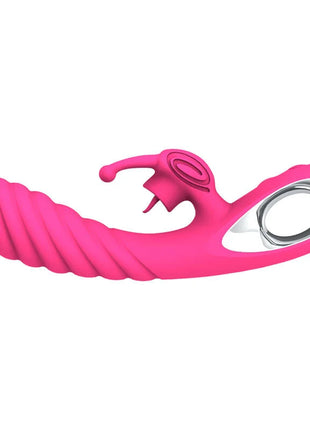 Ergonomisches pinkes silikonspielzeug zunge violett mit 36 vibrationseinstellungen und verstellbarem kopfmechanismus